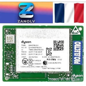 original:WIRELESS card Dyson Purificateur et ventilateur TP04 dbwifible01 259865-01/05