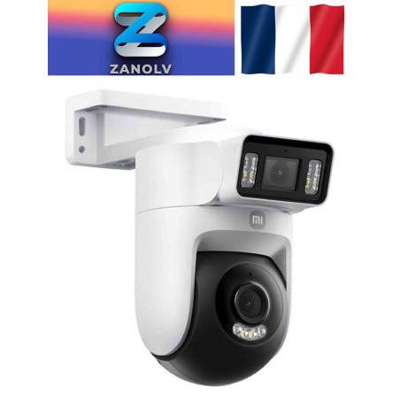 Caméra extérieure avancée 4 MJSXJ10HL Double capteur 5MP 3K Ultra HD IP66 étanche avec suivi IA et WiFi 6