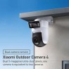 Caméra extérieure avancée 4 MJSXJ10HL Double capteur 5MP 3K Ultra HD IP66 étanche avec suivi IA et WiFi 6