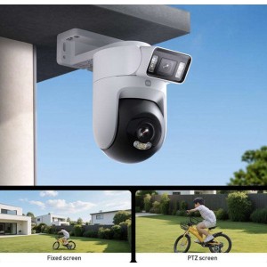 Caméra extérieure avancée 4 MJSXJ10HL Double capteur 5MP 3K Ultra HD IP66 étanche avec suivi IA et WiFi 6