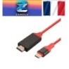 Cable USB type C sortie HDMI Macbook Pro 13inch A1706 2016 2017 2m