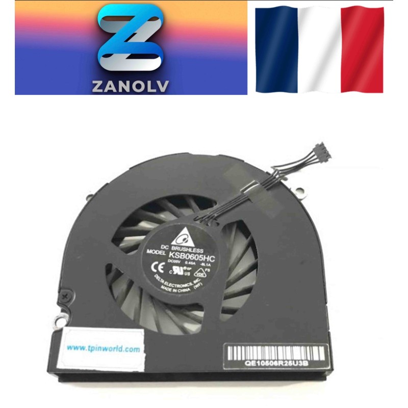 Ventilateur CPU fan right side MACBOOK PRO 17 A1297 KSB0605HC 8L1A